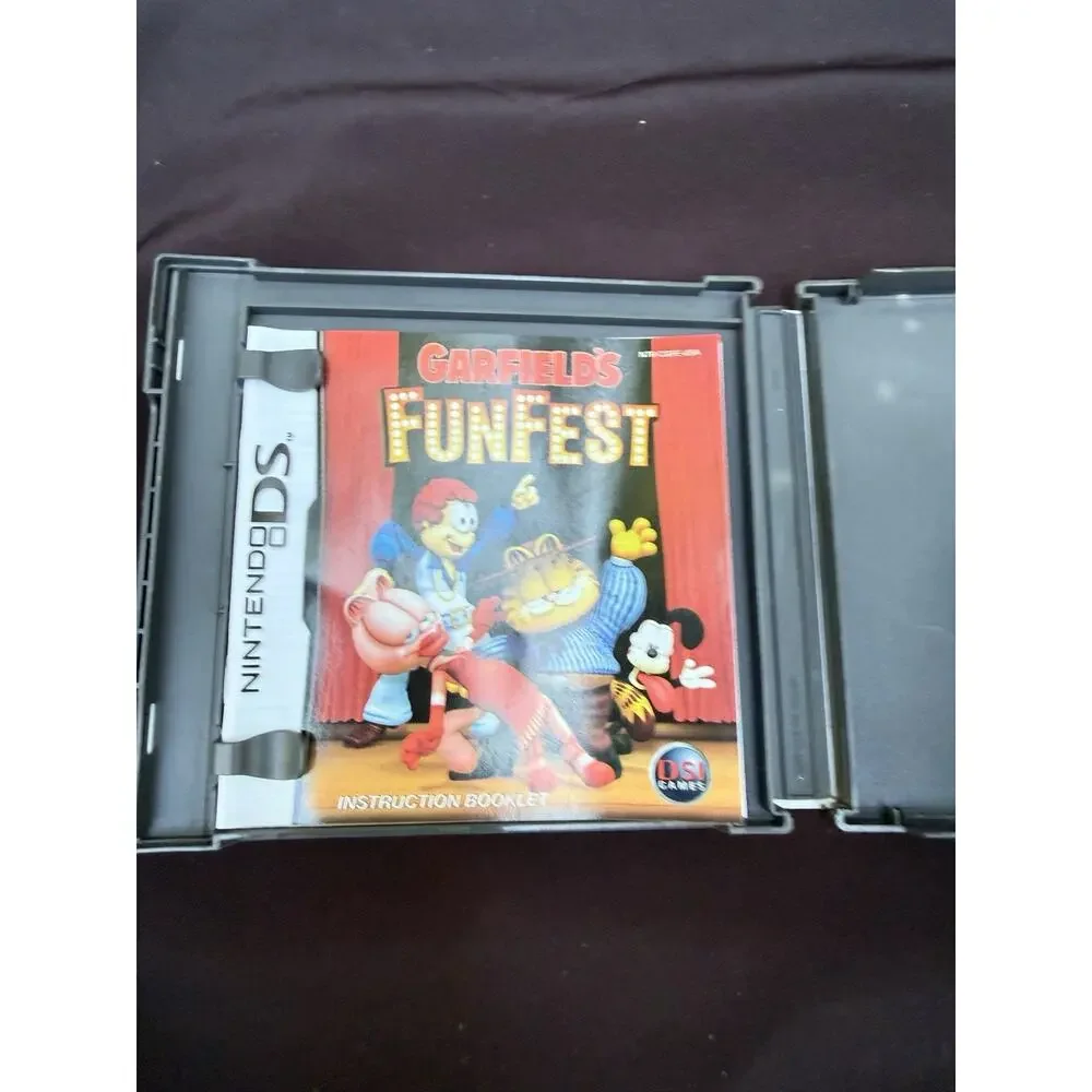 NO GAME! Original Case for Garfield's Funfest Nintendo DS Untested -C25